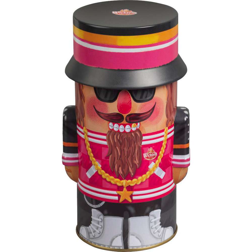 Produktabbildung Wicklein Nussknacker-Dose mit Schokofruchtgebäck