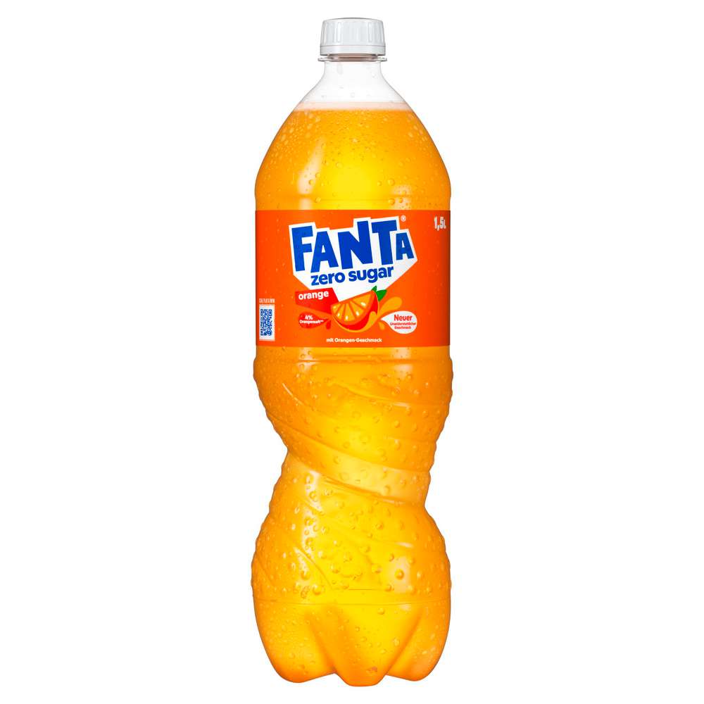 Produktabbildung Fanta Orangen-Limonade, zuckerfrei