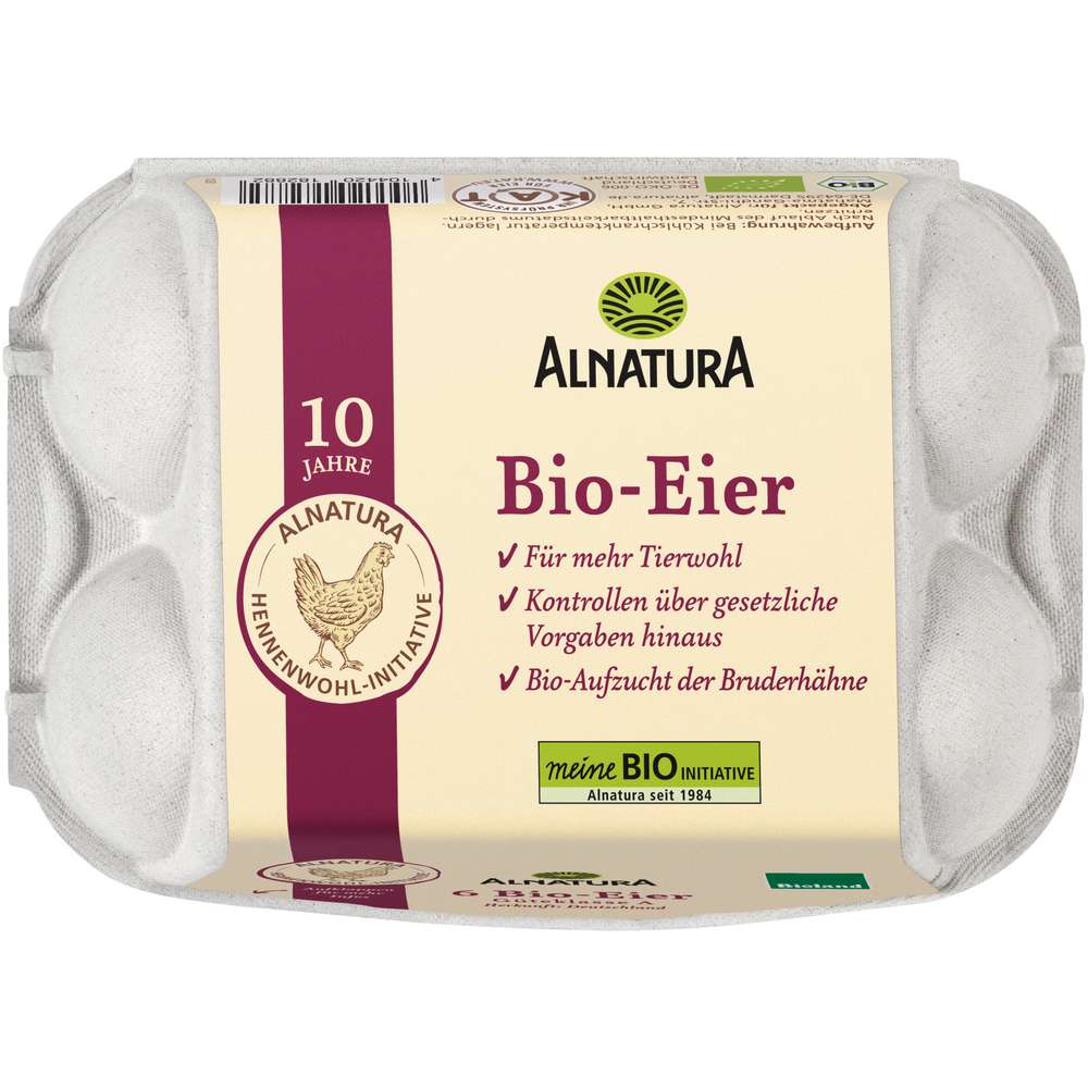 Produktabbildung Alnatura Bio Eier Bruderküken, Gr. M-L