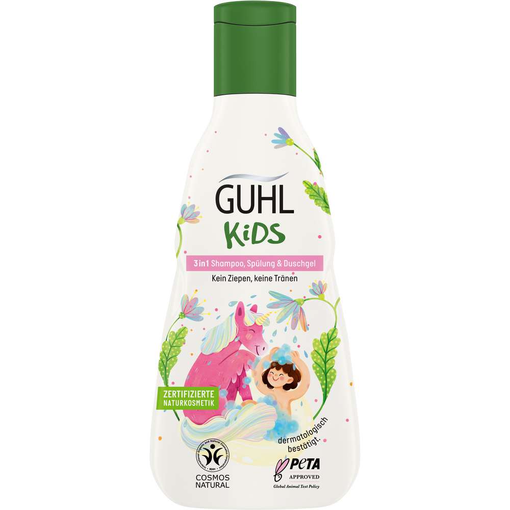 Produktabbildung Guhl Shampoo & Duschgel 3in1 Kids, Mandelmilch