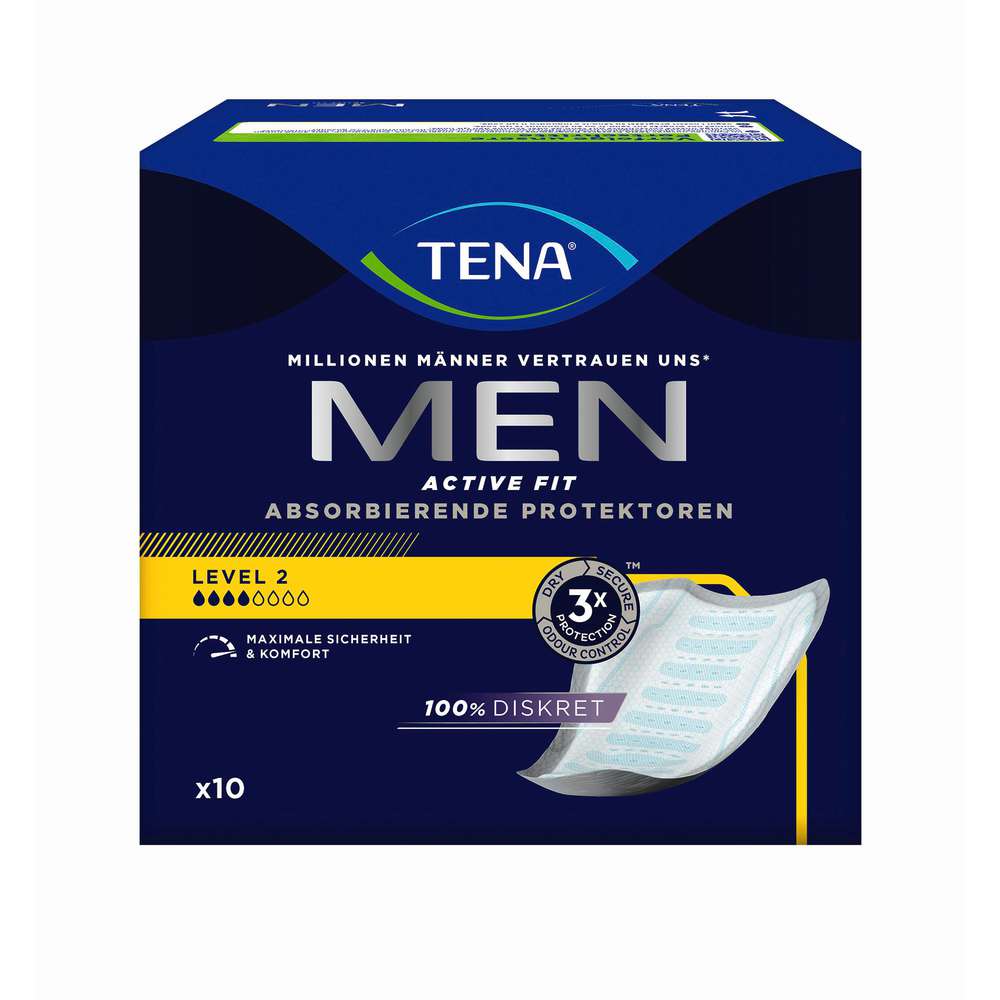 Produktabbildung Tena Men Active Fit, Absorbierende Protektoren