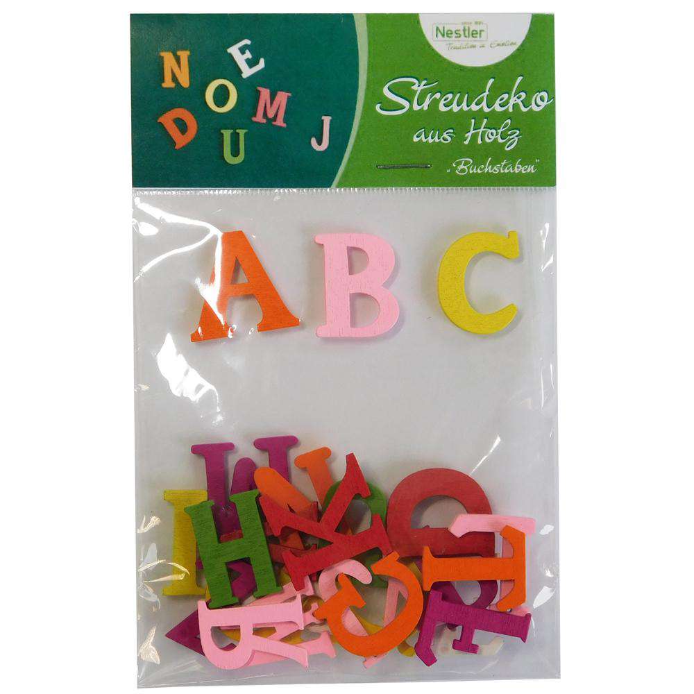 Produktabbildung Nestler GmBh Streudeko Buchstaben, Holz