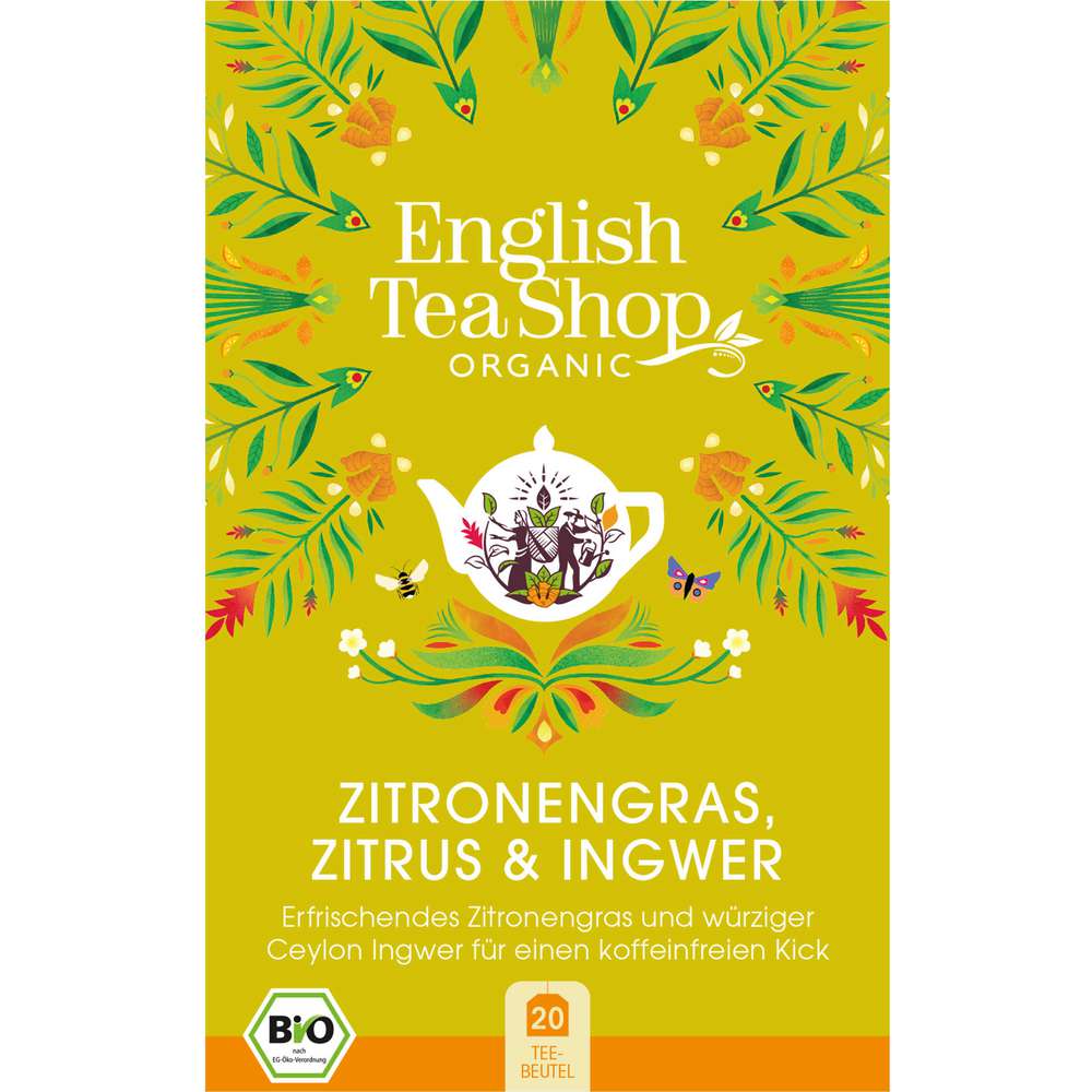 Produktabbildung English Tea Shop Bio Tee Organic, Zitronengras, Zitrus & Ingwer