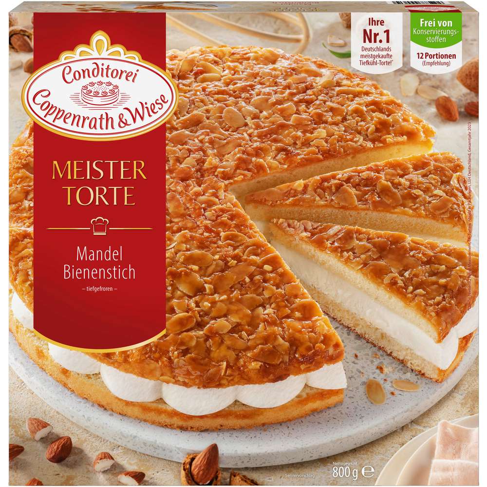 Produktabbildung Conditorei Coppenrath & Wiese Meistertorte, Mandel, tiefgekühlt