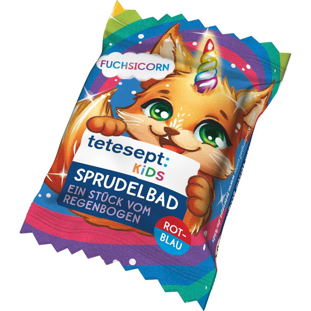 Produktabbildung tetesept Sprudelbadtabs Kids, Regenbogen