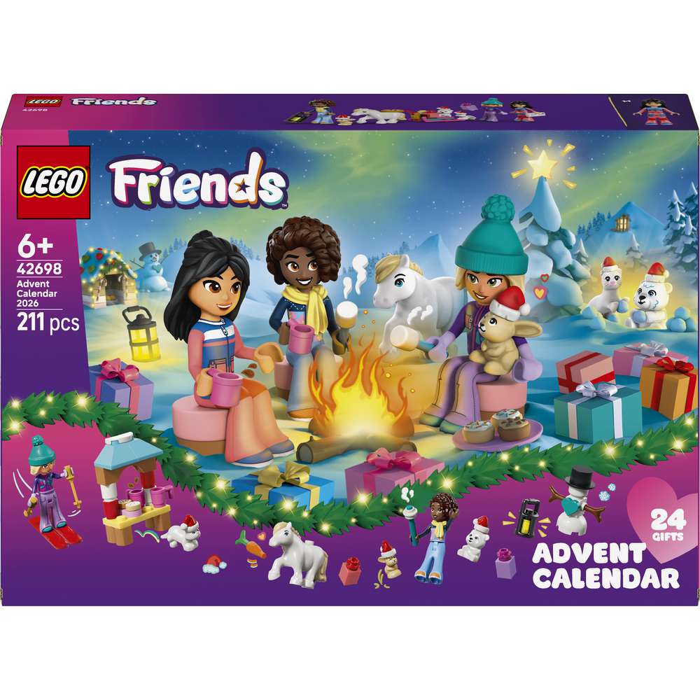 Produktabbildung Lego LEGO Friends Adventskalender 2026 Weihnachtsspielzeug ab 6 Jahren 42698