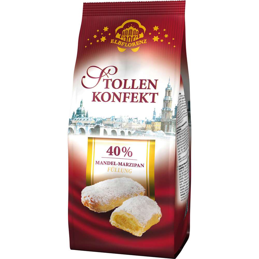 Produktabbildung Elbflorenz Stollenkonfekt mit Mandel-Marzipan Füllung