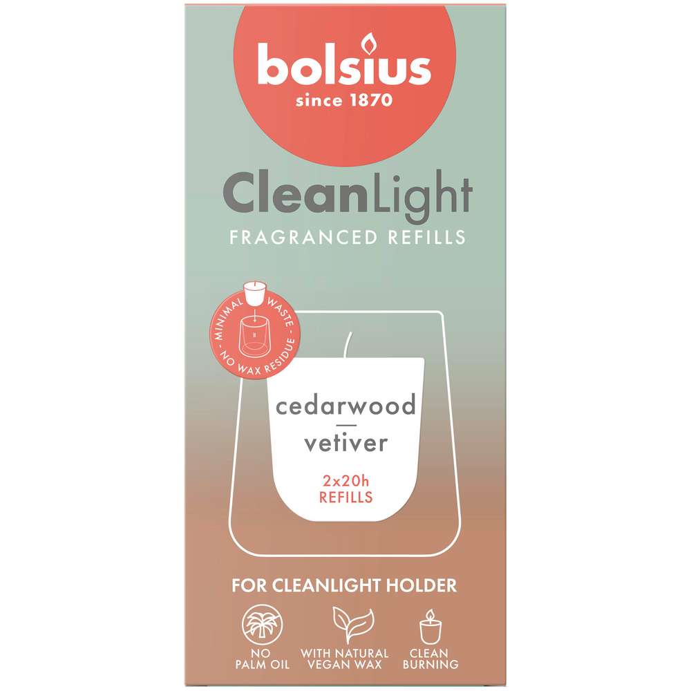 Produktabbildung Bolsius Duftnachfüller Cleanlight, Zede