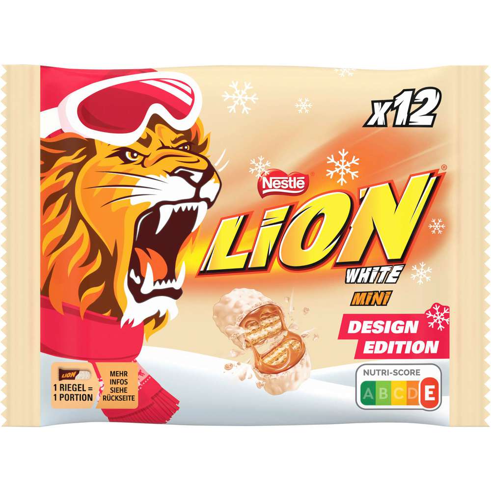 Produktabbildung Nestle Lion Mini Schokoriegel White