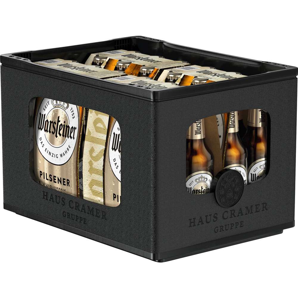 Produktabbildung Warsteiner Premium Pilsener Bier 4,8% (4x Träger in der Kiste zu je  6x 0,330 Liter)