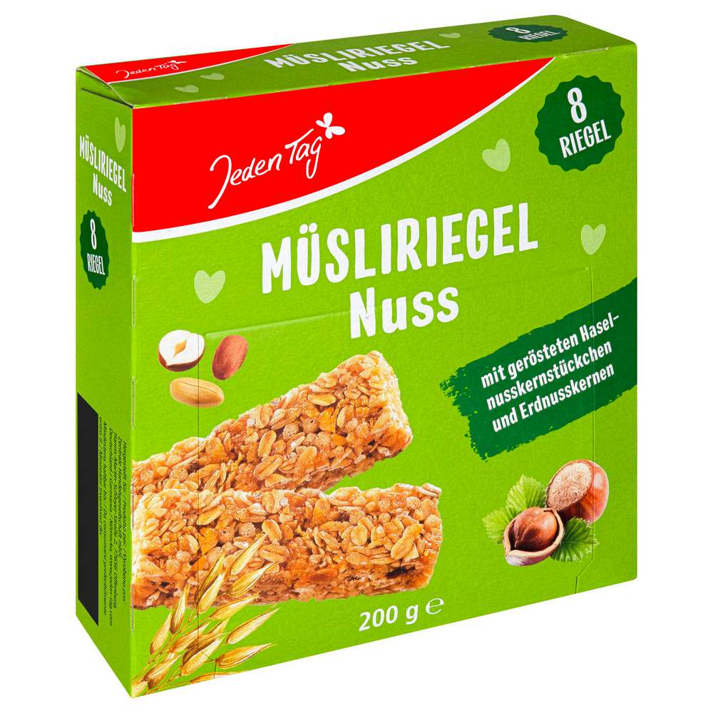 Produktabbildung Jeden Tag Müsliriegel, Nuss