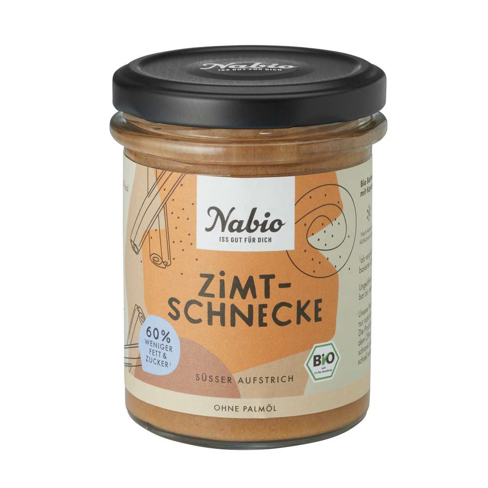 Produktabbildung Nabio Bio Süsser Aufstrich, Zimtschnecke