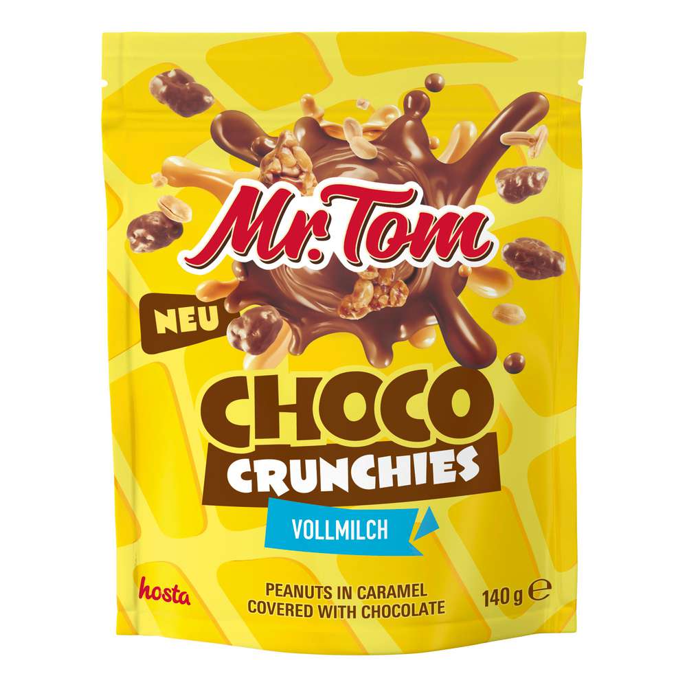 Produktabbildung Mr. Tom Choco Crunchies, Vollmilch