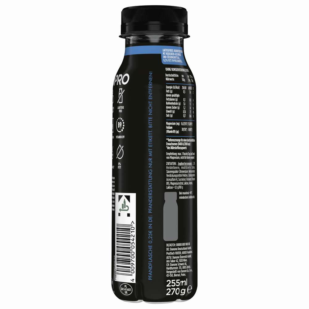 Produktabbildung Danone YoPRO Drink Blaubeere