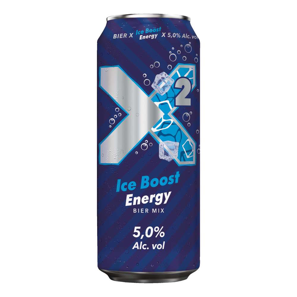 Produktabbildung X2 Ice Boost Energy Bier Mix 5 %