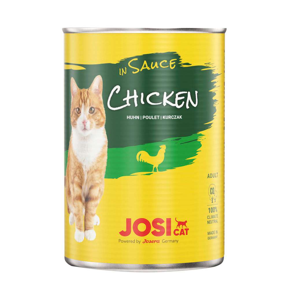 Produktabbildung JosiCat Katzen-Nassfutter, Huhn in Sauce