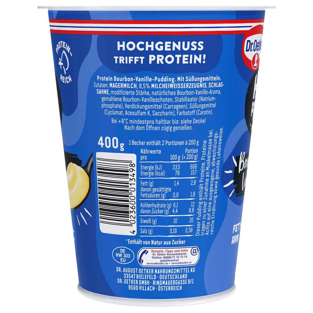 Produktabbildung Dr. Oetker High Protein Pudding, Vanille