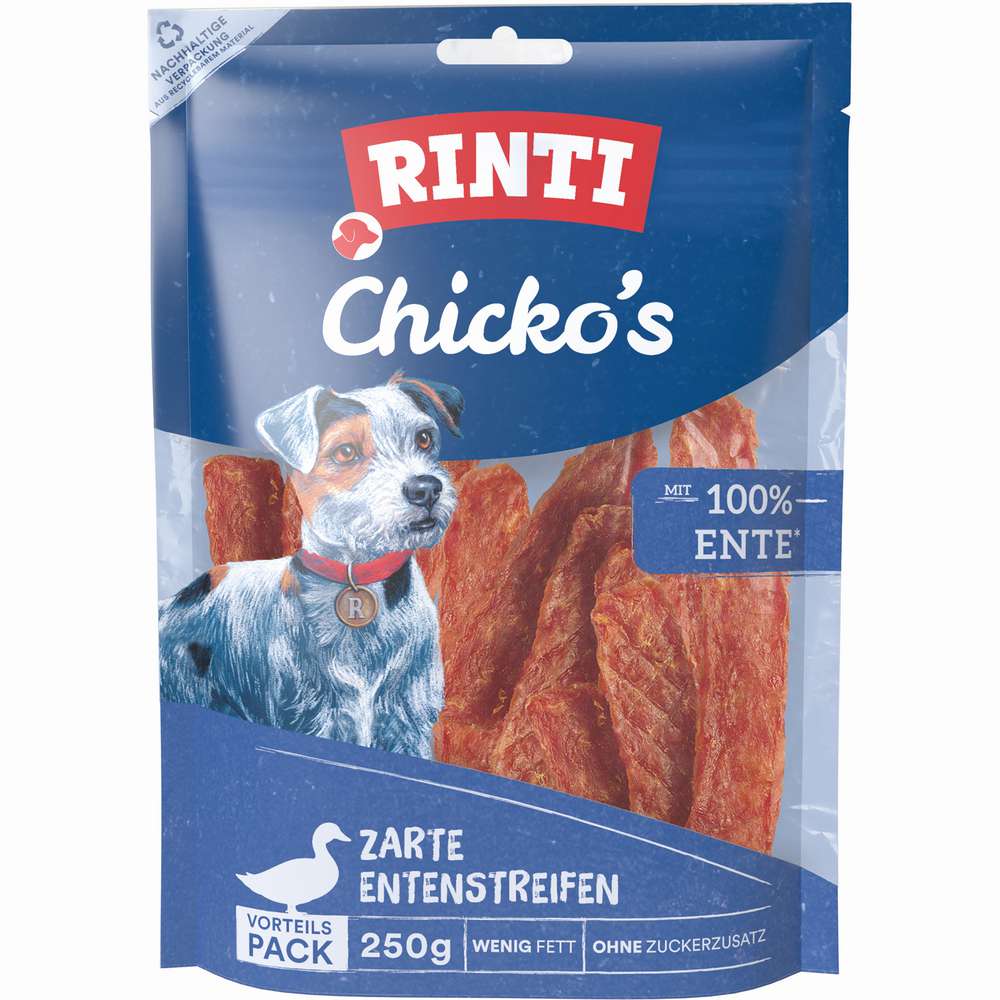 Produktabbildung Rinti Hunde-Kaustreifen Chicko, Ente