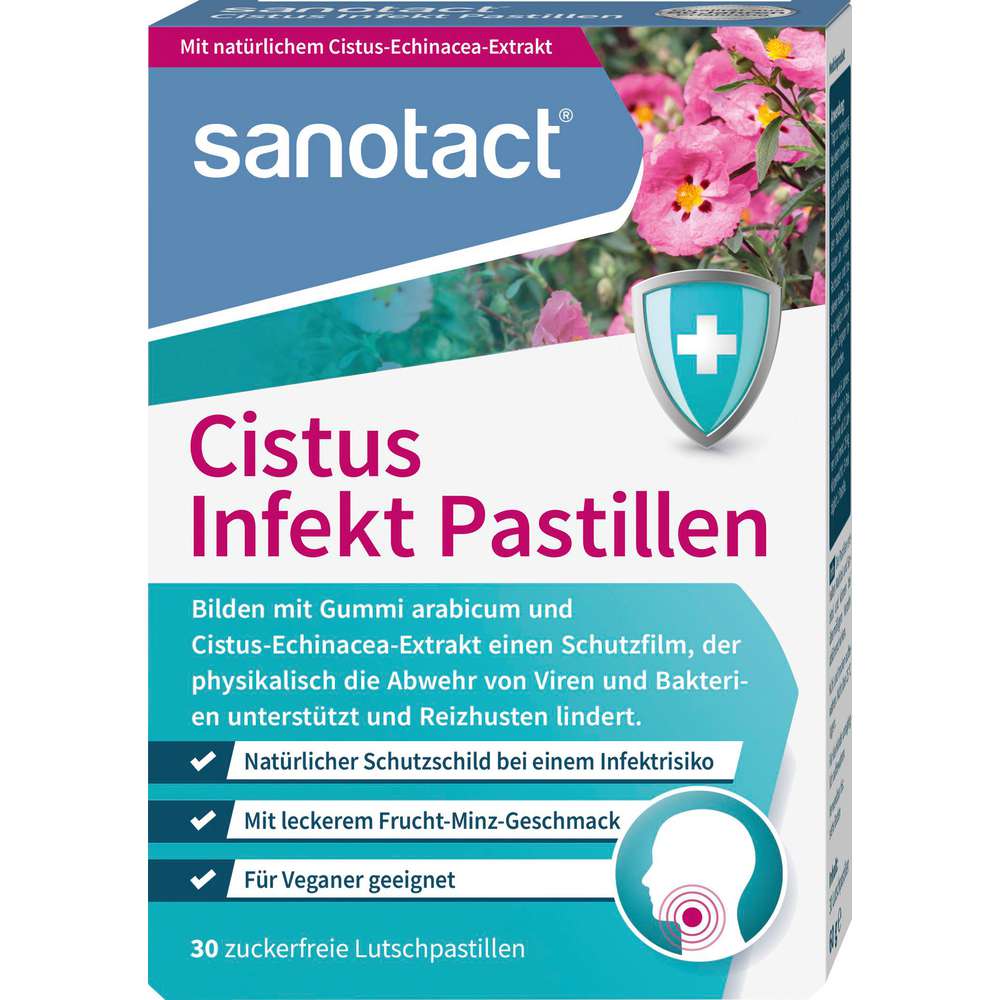 Produktabbildung sanotact Pastillen Cistus-Infekt