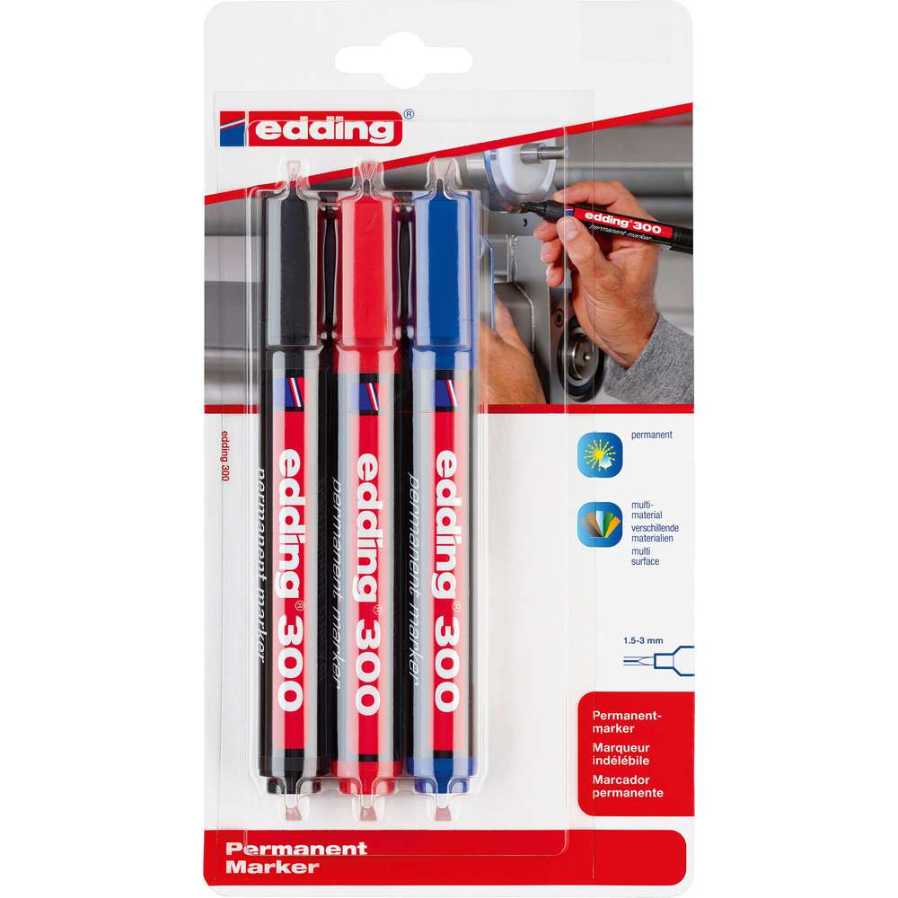 Produktabbildung Edding Permanent Marker, sortiert