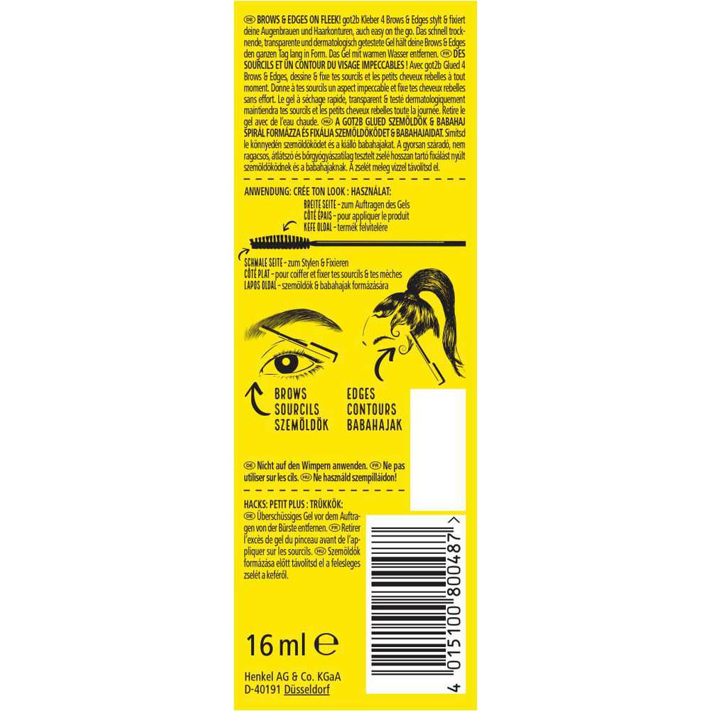 Produktabbildung Schwarzkopf Got2B 2in1 Styling-Gel, Kleber Brows & Edges