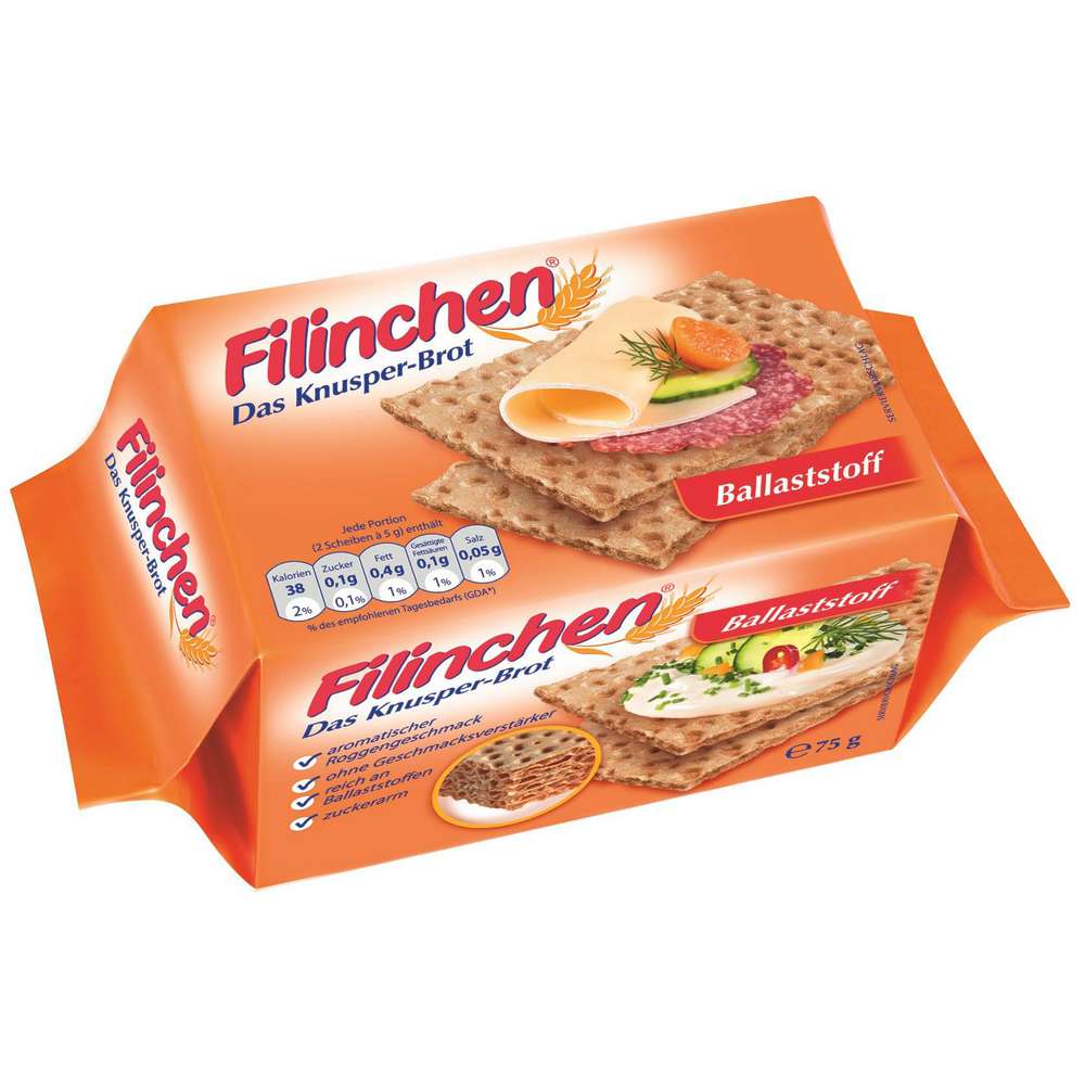 Produktabbildung Filinchen Knäckebrot Ballaststoff