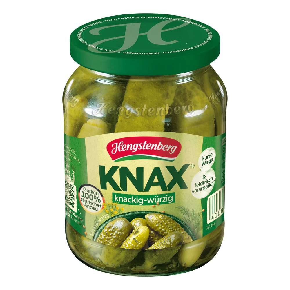 Produktabbildung Hengstenberg Knax Gewürzgurken, Original