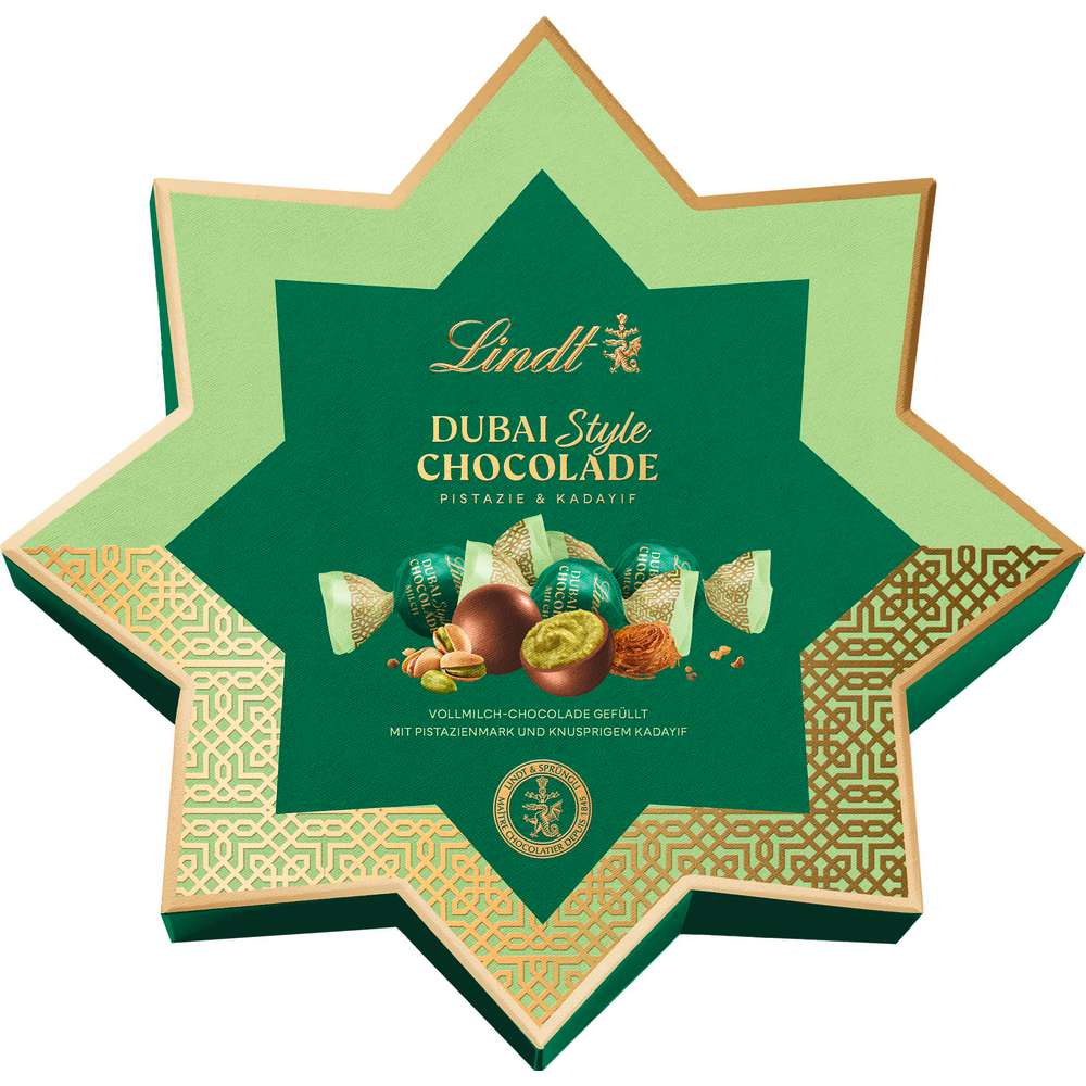 Produktabbildung Lindt Pralinen-Sterne Dubai Style