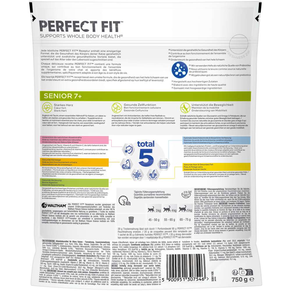 Produktabbildung Perfect Fit Katzen-Trockenfutter, Senior, Huhn