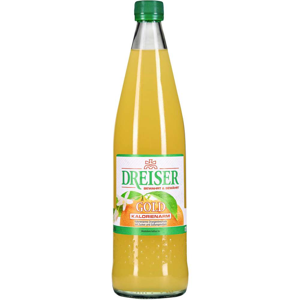 Produktabbildung Dreiser Orangenlimonade kalorienarm