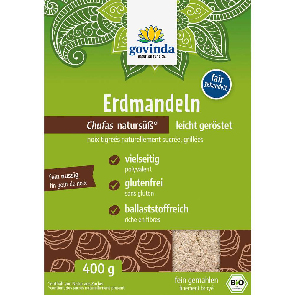 Produktabbildung Govinda Bio Erdmandeln, gemahlen
