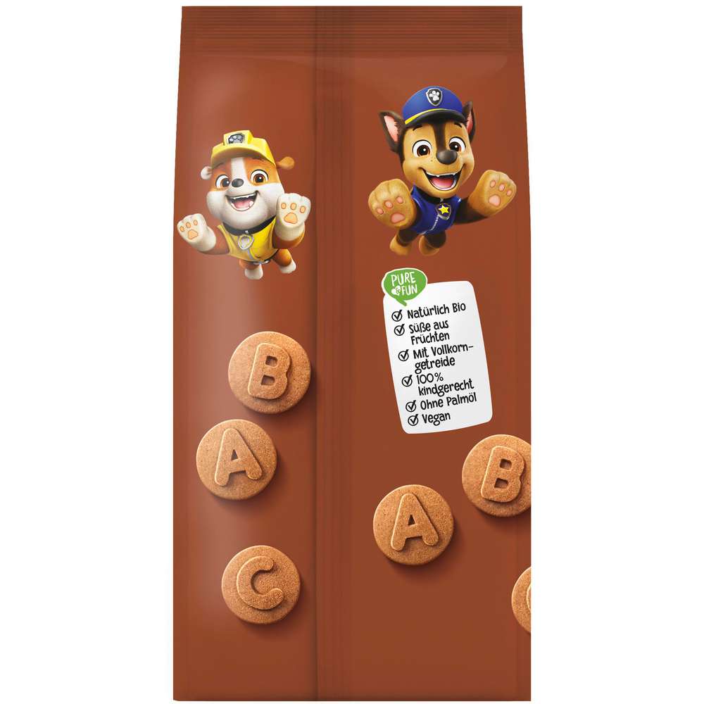 Produktabbildung Pure & Fun Bio Helden Kekse Paw Patrol, Banane/Kakao/Dinkel