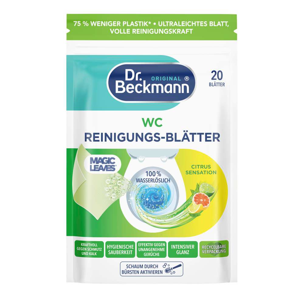 Produktabbildung Dr. Beckmann WC-Reinigungs-Blätter Citrus