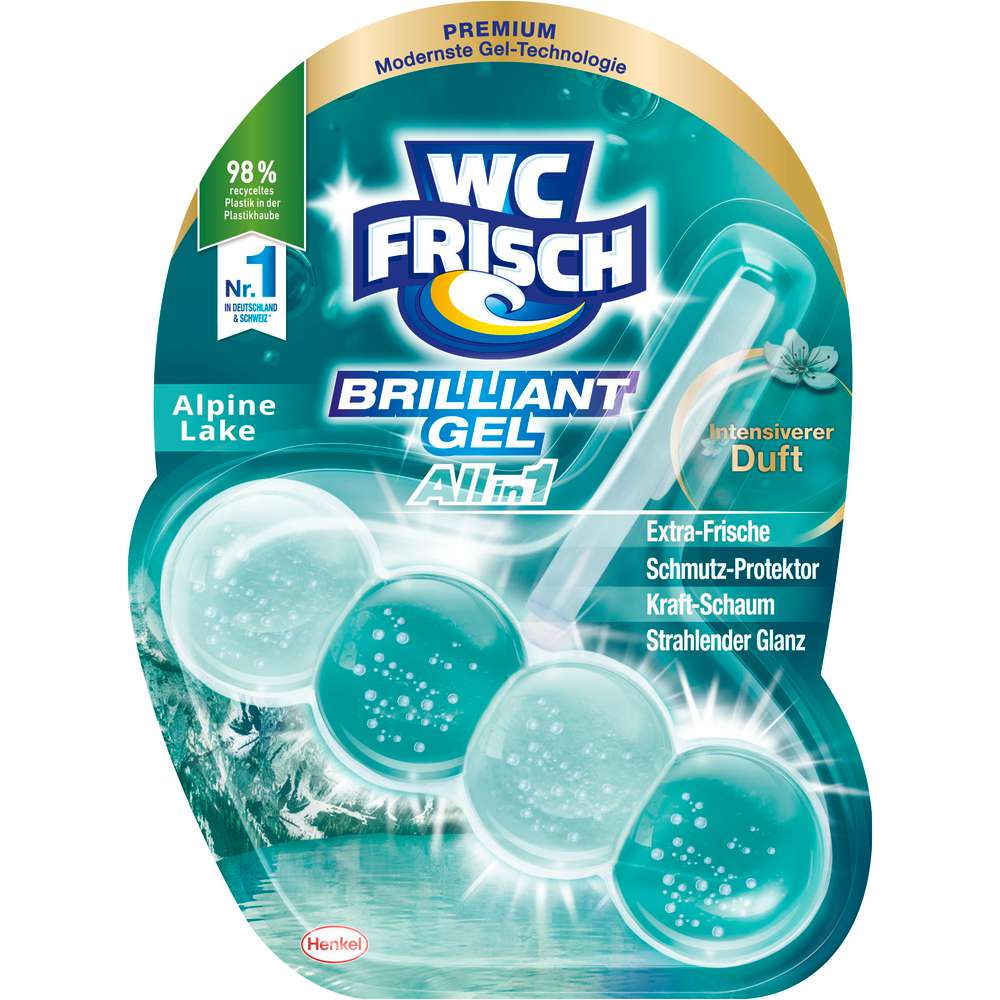 Produktabbildung WC Frisch Brilliant Gel, Duftspüler, Alpine Lake