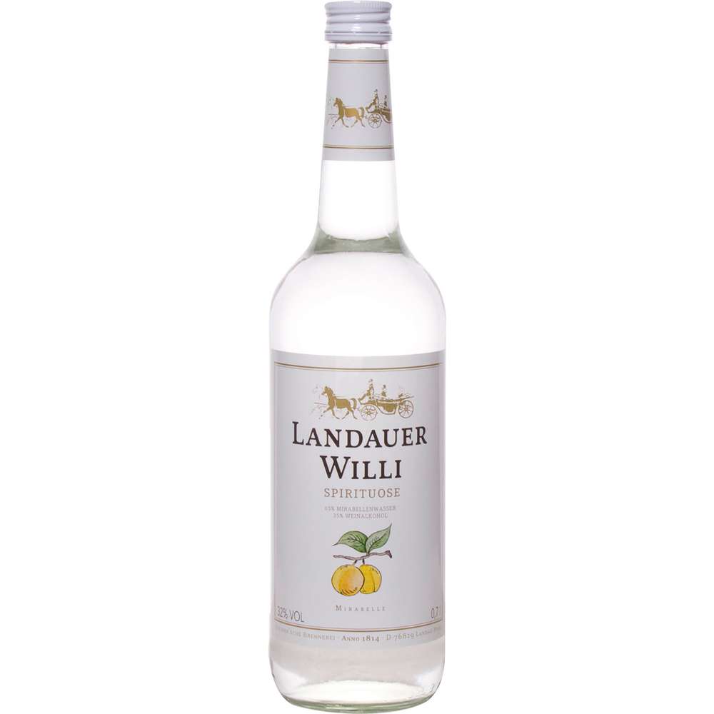 Produktabbildung Back Landauer Willi-Mirabelle Schnaps 32%