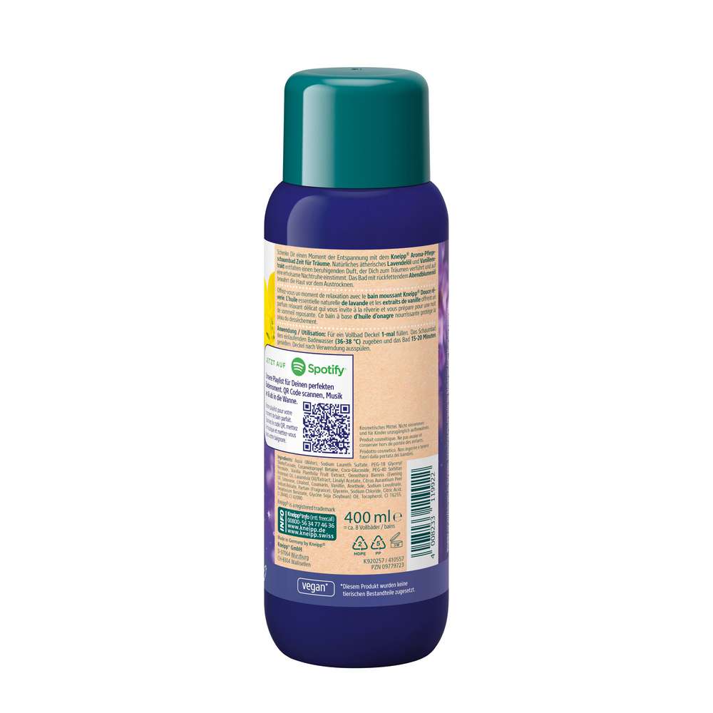 Produktabbildung Kneipp Aroma Schaumbad Zeit für Träume