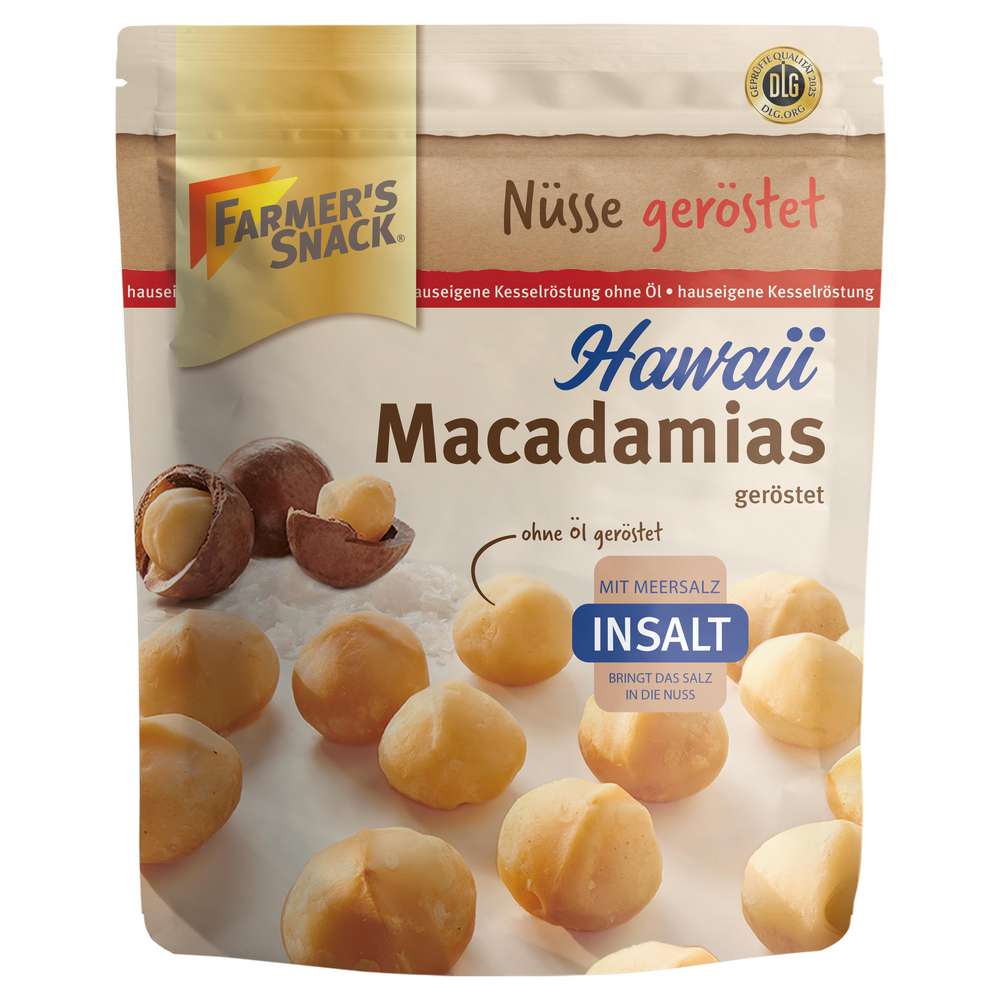 Produktabbildung Farmer's Snack Hawaii Macadamias, In Salt