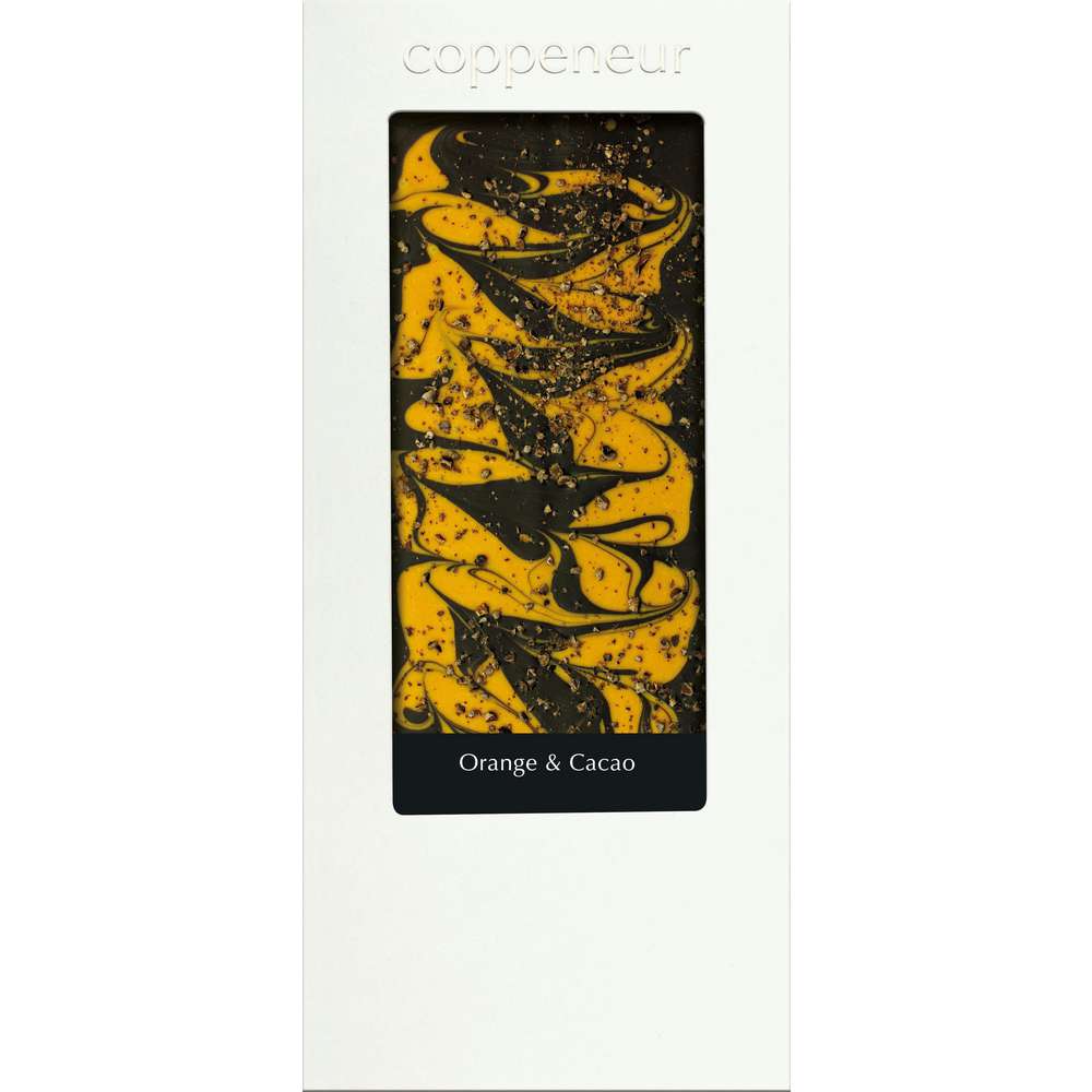 Produktabbildung coppeneur Tafelschokolade, Cuvée Chocolade Orange & Kakao