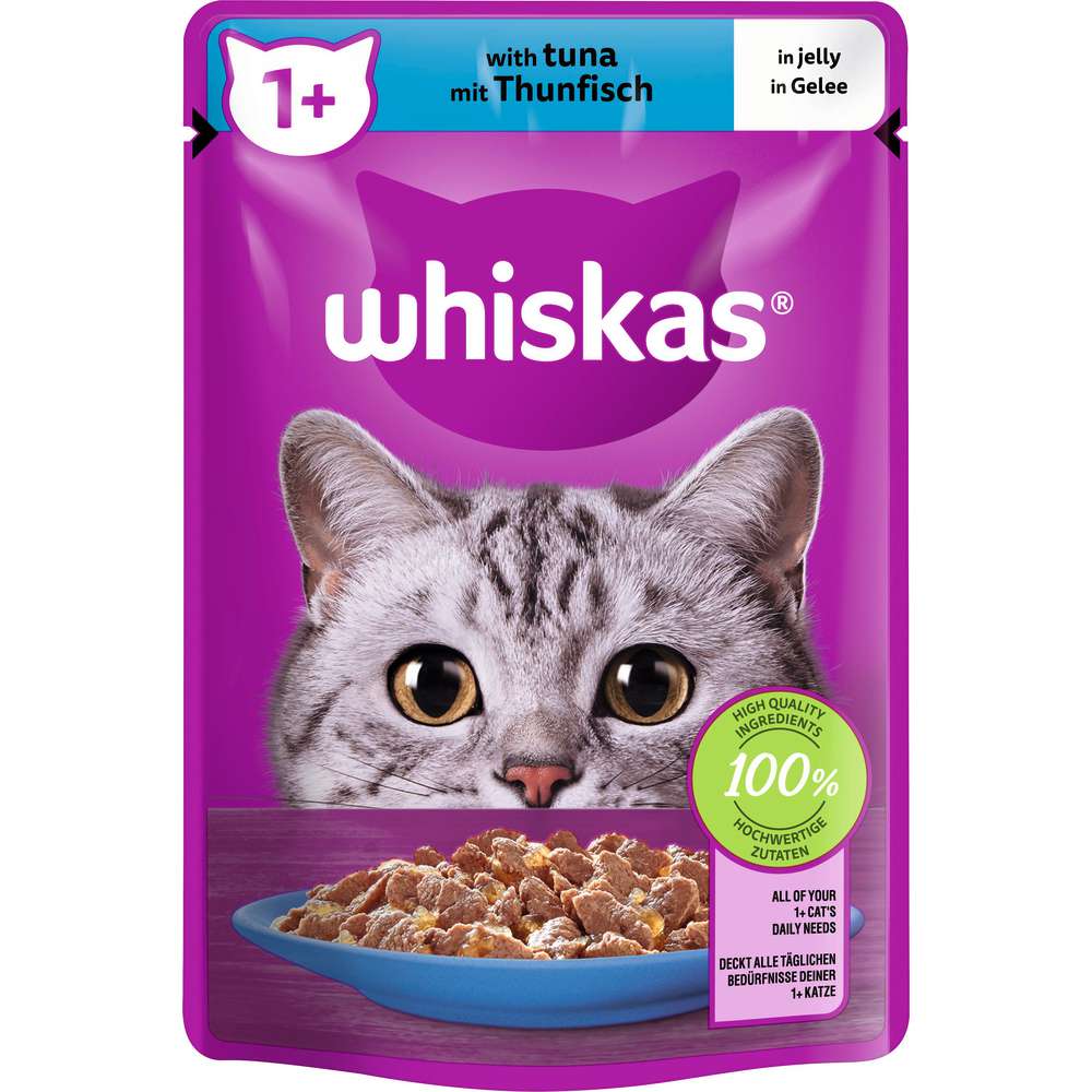 Produktabbildung Whiskas Katzen-Nassfutter, Thunfisch