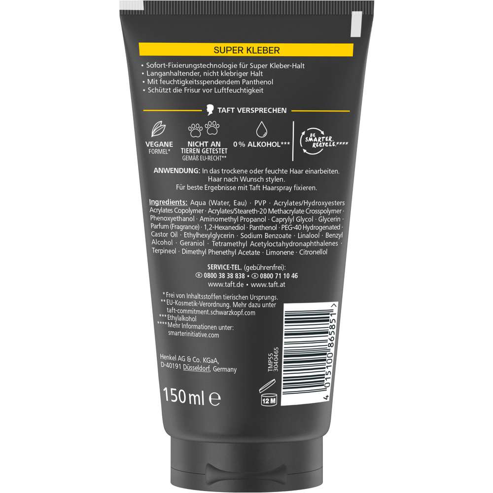 Produktabbildung Schwarzkopf Taft Super Kleber-Halt 14 Haargel