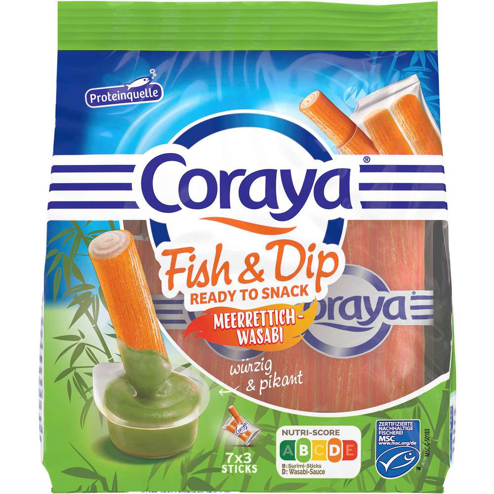Produktabbildung Coraya Fish & Dip, Wasabi