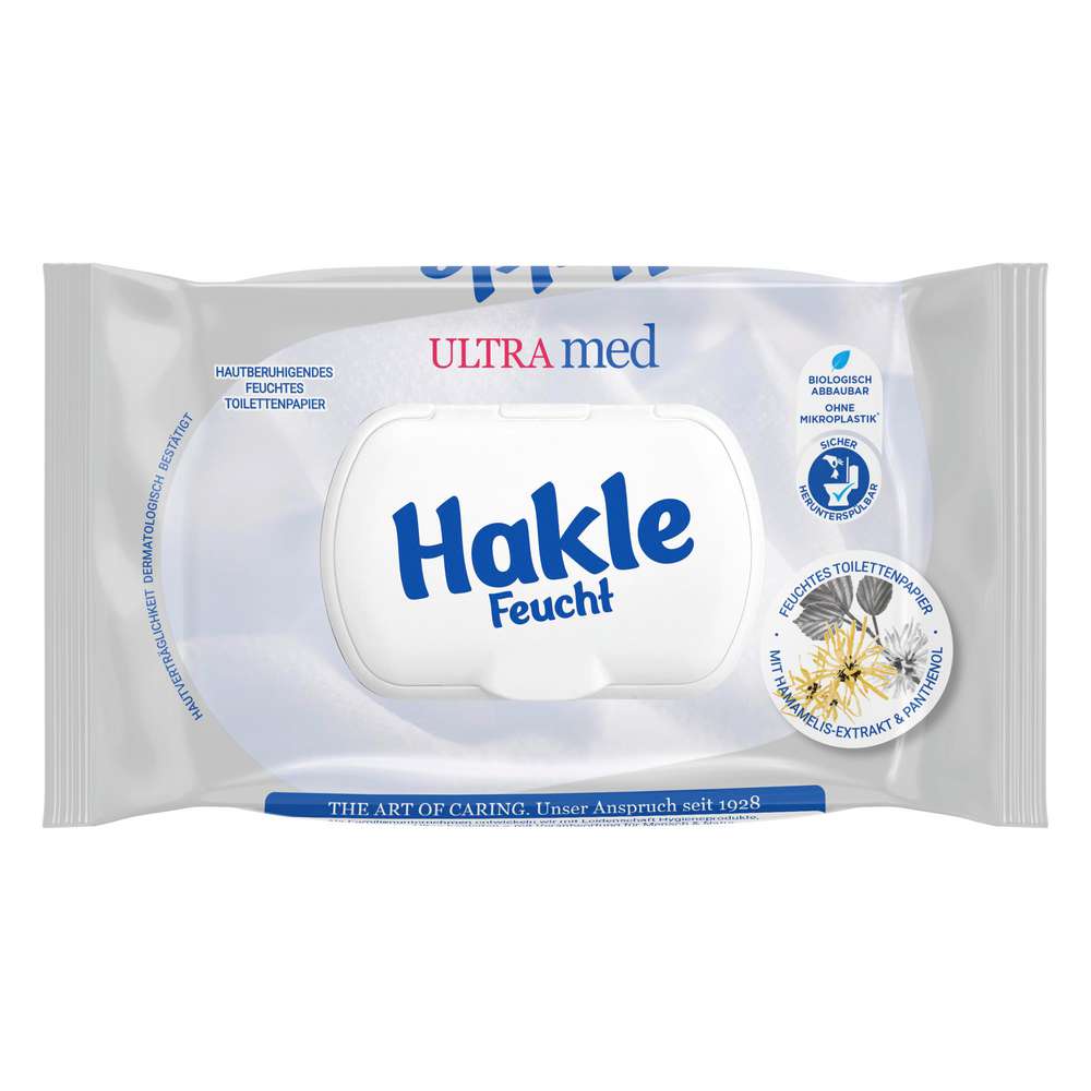 Produktabbildung Hakle Feuchtes Toilettenpapier, Ultra med
