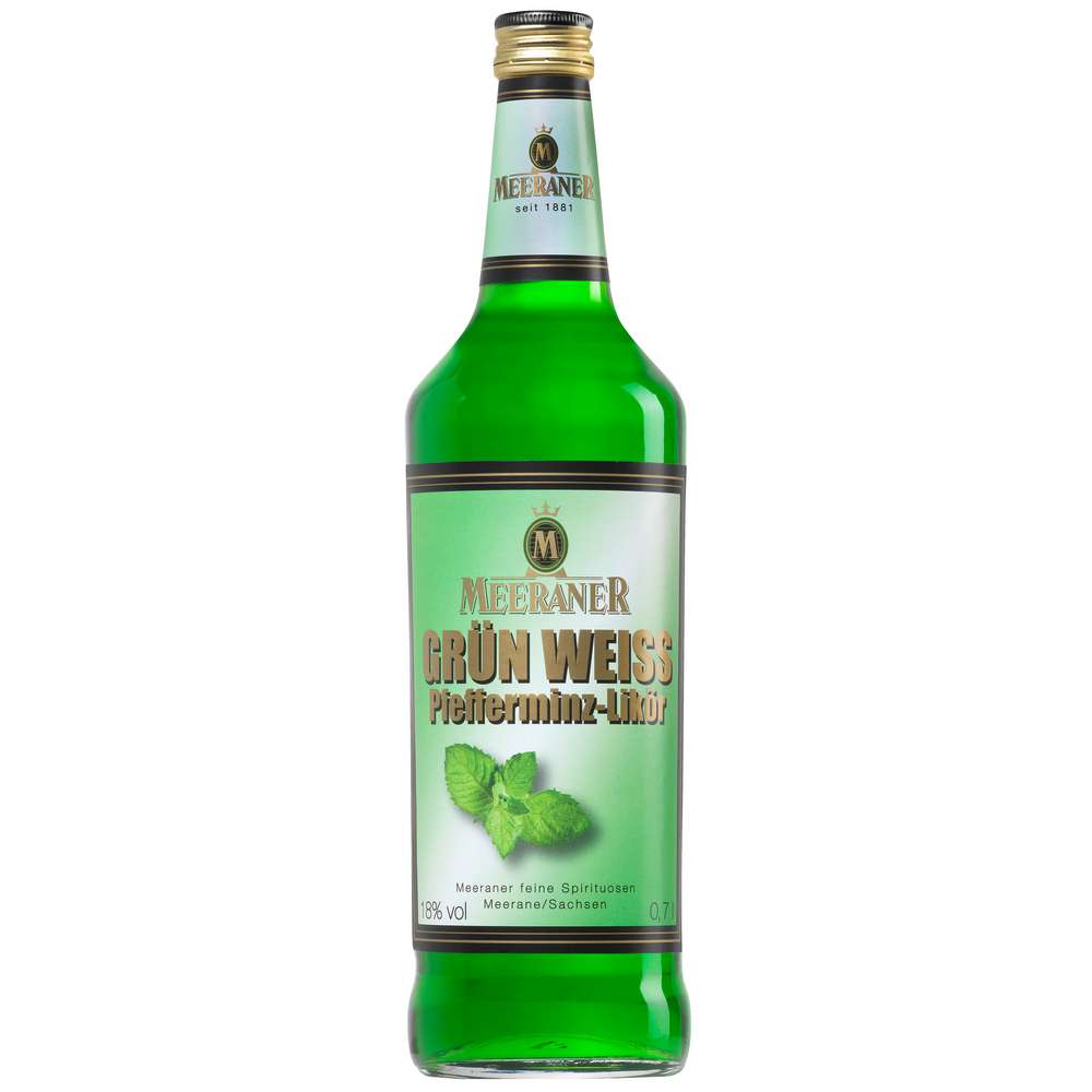 Produktabbildung Meeraner Pfefferminz Likör 18%
