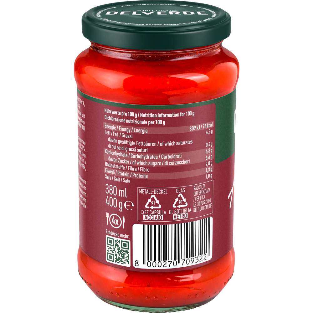 Produktabbildung Delverde Sauce Arrabbiata