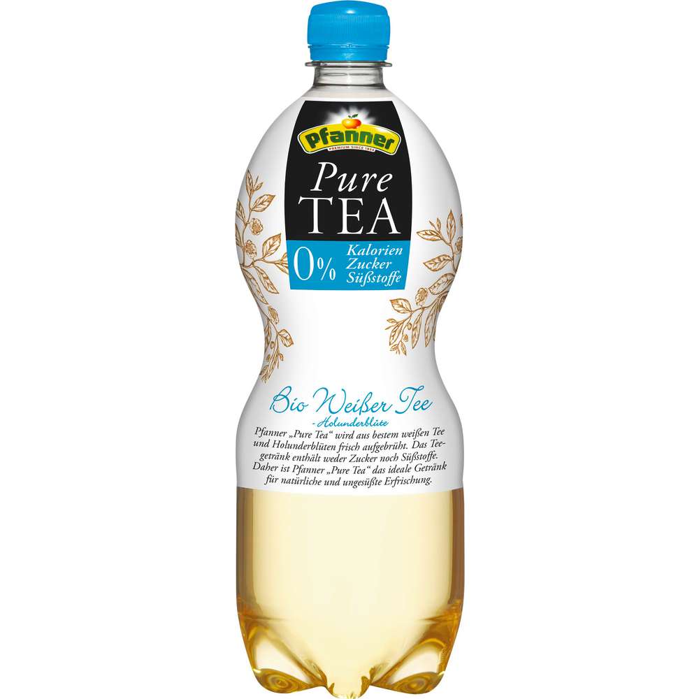 Produktabbildung Pfanner Bio Weißer Tee Pure Tea, Holunder