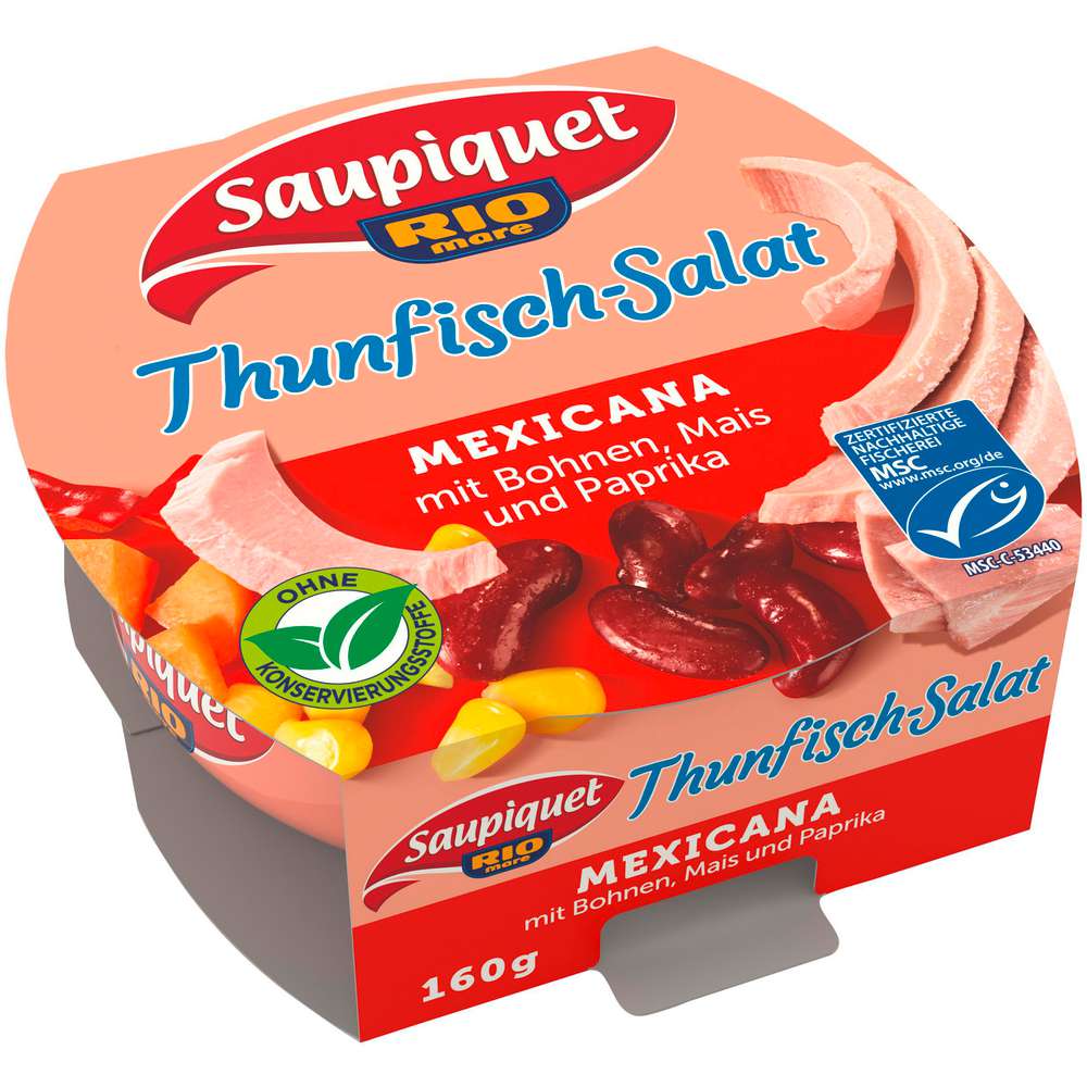 Produktabbildung Saupiquet MSC Thunfisch Salat, Mexicana