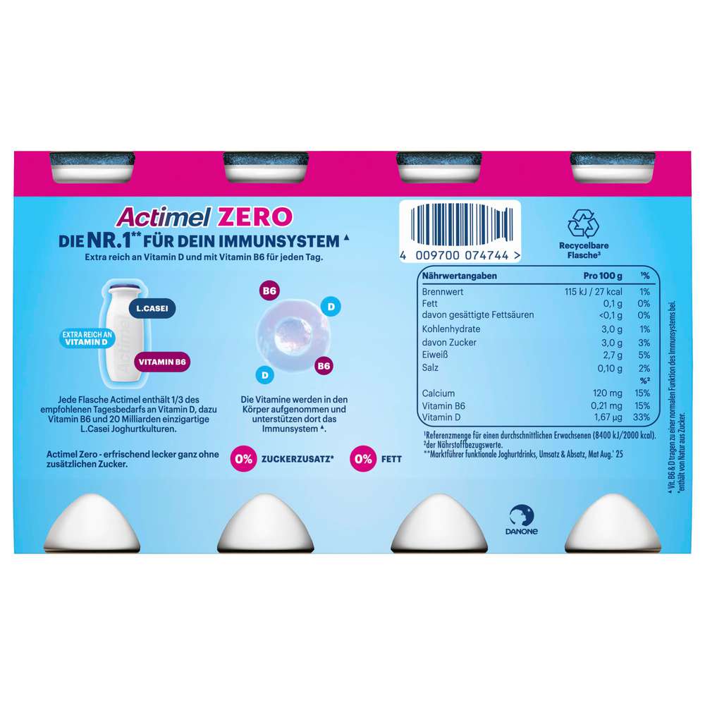 Produktabbildung Danone Actimel Trinkjoghurt, Classic