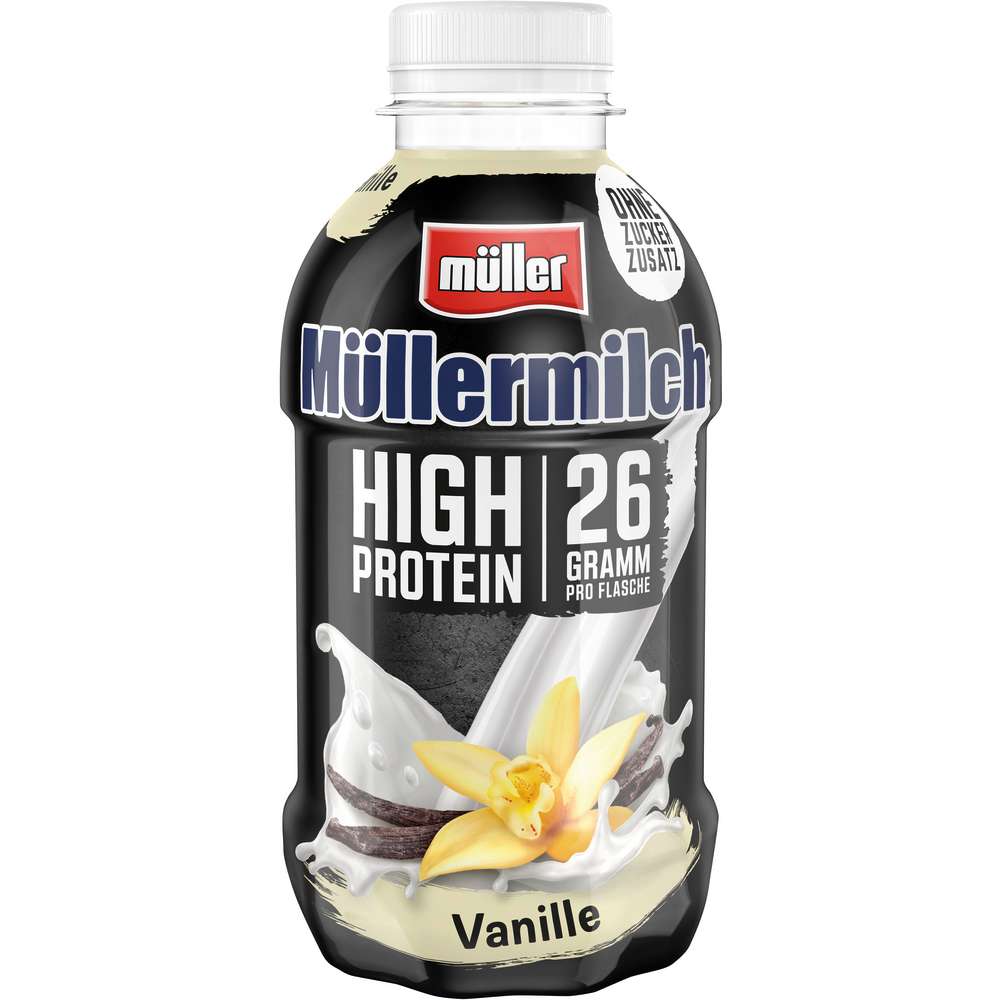 Produktabbildung Müller Müllermilch, High Protein, Vanille