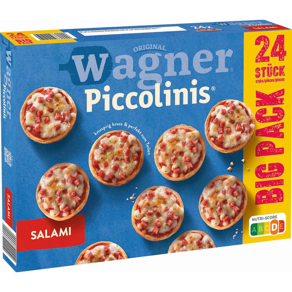 Produktabbildung Wagner Piccolinis Salami Big Pack, tiefgekühlt