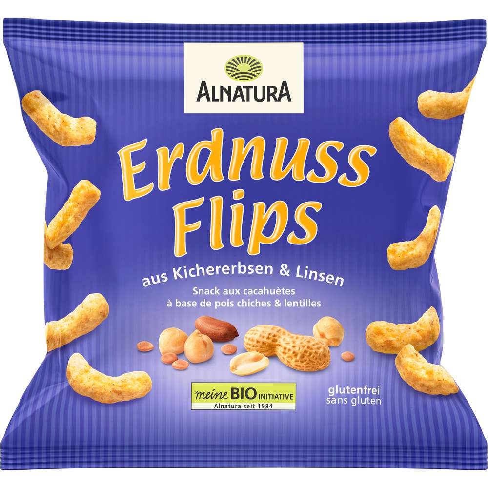 Produktabbildung Alnatura Erdnussflips Kichererbsen & Linsen